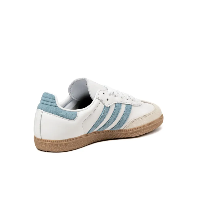 Adidas Sneakers En Cuir|Baskets Décontractées Terrace*Samba OG W Cloud White / Alumina / Ash Blue
