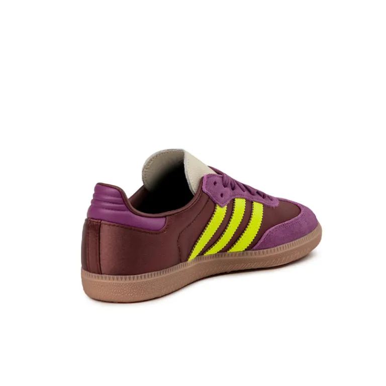Adidas Sneakers En Cuir|Baskets Décontractées Terrace*Samba OG W Maroon / Rich Mauve / Gum 3