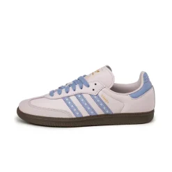Adidas Sneakers En Cuir|Baskets Décontractées Terrace*Samba OG W Almost Pink / Blue Spark / Gum