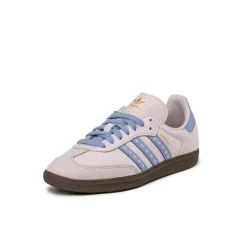 Adidas Sneakers En Cuir|Baskets Décontractées Terrace*Samba OG W Almost Pink / Blue Spark / Gum