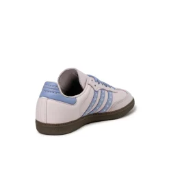 Adidas Sneakers En Cuir|Baskets Décontractées Terrace*Samba OG W Almost Pink / Blue Spark / Gum
