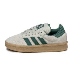 Adidas Sneakers En Cuir|Chunky Sneakers*Samba XLG Putty Grey / Collegiate Green / Gum 3