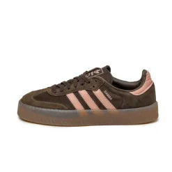 Adidas Sneakers En Cuir|Baskets Décontractées Terrace*Sambae W Dark Brown / Wonder Mauve / Gum 2