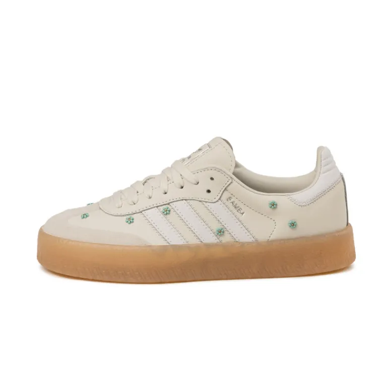 Adidas Sneakers En Cuir|Baskets Décontractées Terrace*Sambae W Off White / Footwear White / Clementine