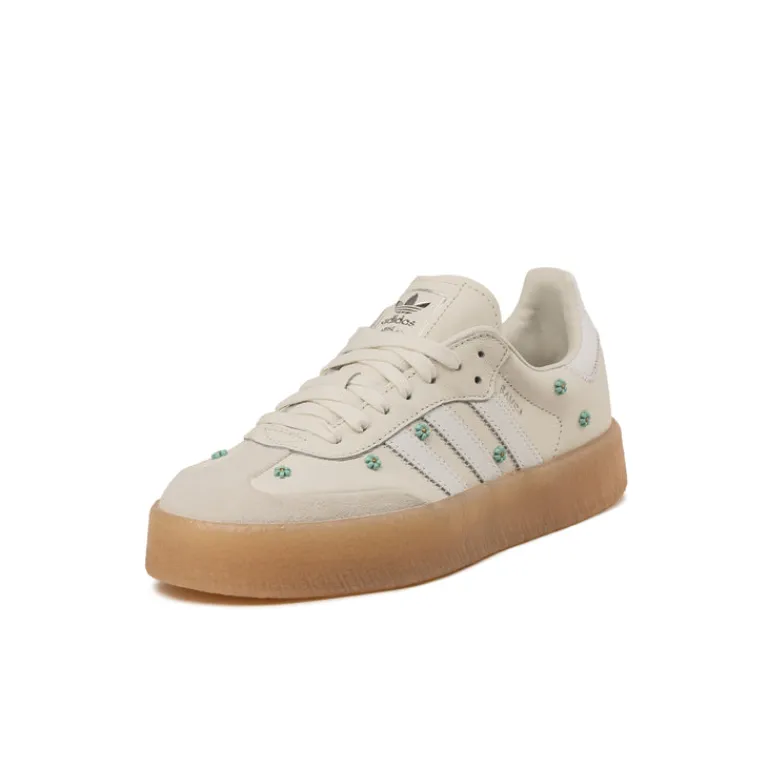 Adidas Sneakers En Cuir|Baskets Décontractées Terrace*Sambae W Off White / Footwear White / Clementine