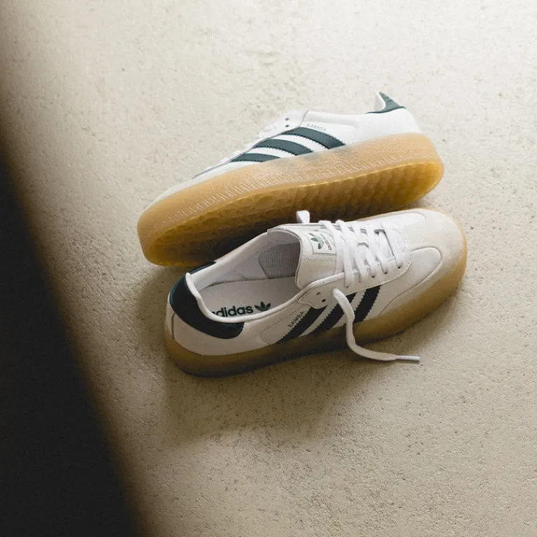 Adidas Sneakers En Cuir|Baskets Décontractées Terrace*Sambae W Footwear White / Off White / Aurich Ivy