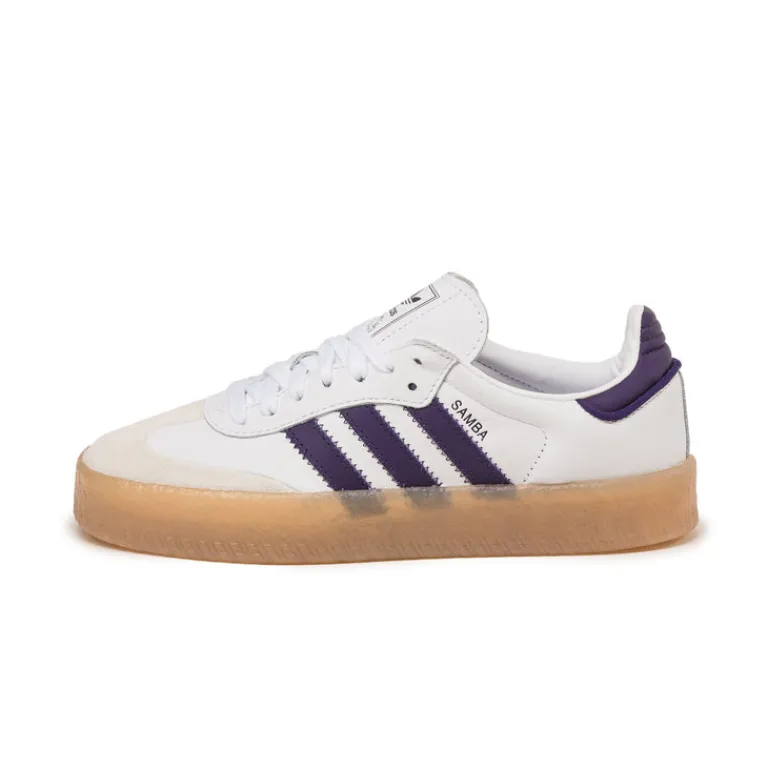 Adidas Sneakers En Cuir|Baskets Décontractées Terrace*Sambae W Footwear White / Off White / Aurich Plum