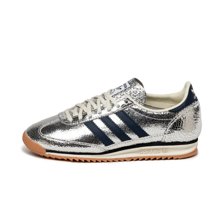 Adidas Sneakers En Cuir|Baskets Décontractées Terrace*SL 72 OG W Silver Metallic / Collegiate Navy / Off White