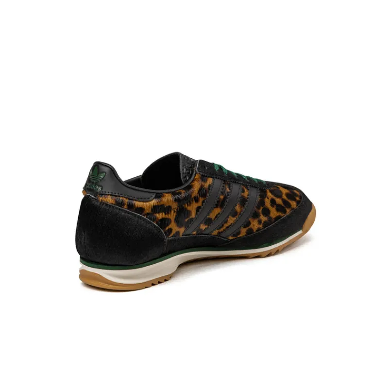 Adidas Sneakers En Cuir|Baskets Décontractées Terrace*SL 72 OG W Core Black / Off White / Collegiate Green