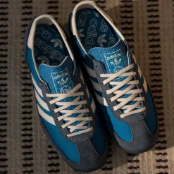 Adidas Sneakers En Cuir|Baskets Décontractées Terrace*SL 72 OG W Blue Bird / Off White / Preloved Ink