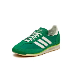 Adidas Sneakers En Cuir|Baskets Décontractées Terrace*SL 72 OG W Court Green / Ivory / Crystal Sand