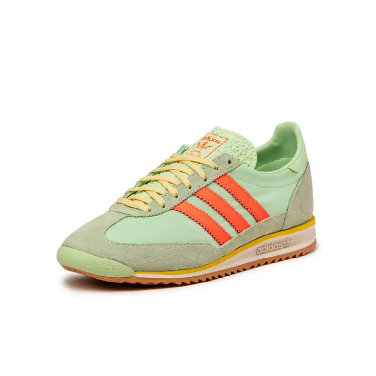 Adidas Sneakers En Cuir|Baskets Décontractées Terrace*SL 72 OG W Semi Green Spark / Solar Orange / Off White