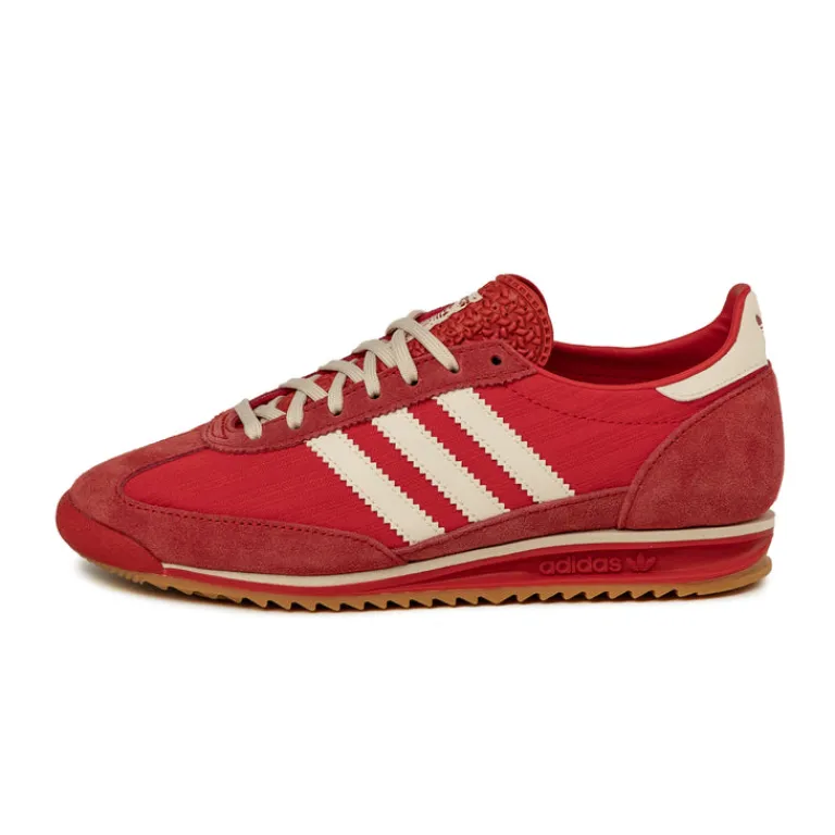 Adidas Sneakers En Cuir|Baskets Décontractées Terrace*SL 72 OG W Better Scarlet / Crew White / Gum 1