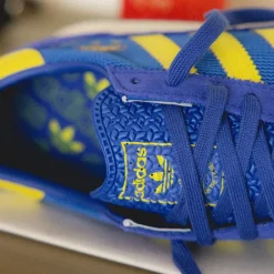 Adidas Sneakers En Cuir|Baskets Décontractées Terrace*SL 72 RS Semi Lucid Blue / Pure Sulfur / Blue