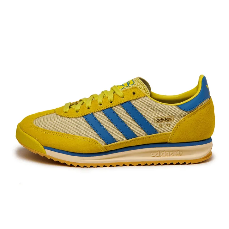 Adidas Sneakers En Cuir|Baskets Décontractées Terrace*SL 72 RS Pure Sulfur / Focus Blue / Powder Yellow
