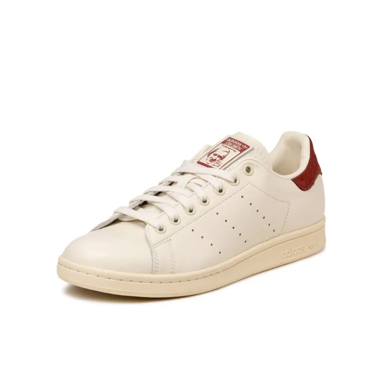 Adidas Sneakers En Cuir|Baskets Décontractées Terrace*Stan Smith Off White / Preloved Ruby / Cream White
