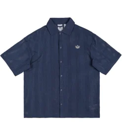 Adidas Chemises*Summer Knit Shooting Top Night Indigo / Wonderwhite
