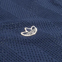 Adidas Chemises*Summer Knit Shooting Top Night Indigo / Wonderwhite