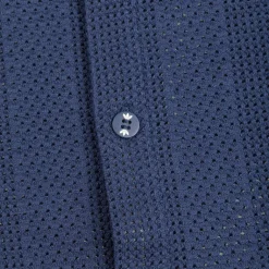 Adidas Chemises*Summer Knit Shooting Top Night Indigo / Wonderwhite