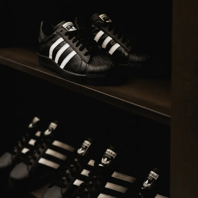Adidas Sneakers En Cuir*Superstar 82 Core Black / Footwear White / Core Black