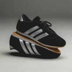 Adidas Sneakers En Cuir|Baskets Décontractées Terrace*Taekwondo Lace W Core Black / Silver Metallic / Footwear White