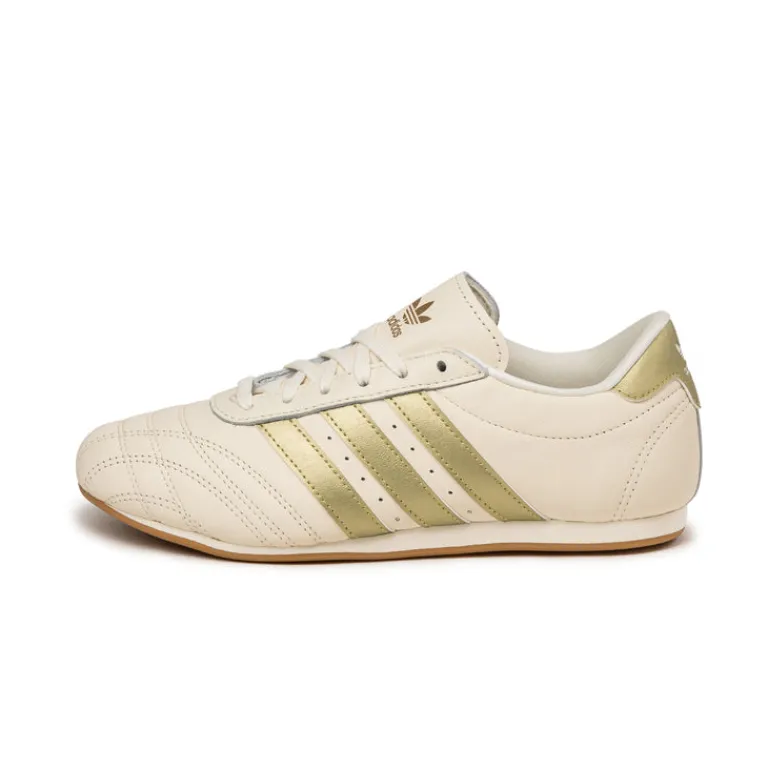 Adidas Sneakers En Cuir|Baskets Décontractées Terrace*Taekwondo Lace W Cream White / Gold Metallic / Gum