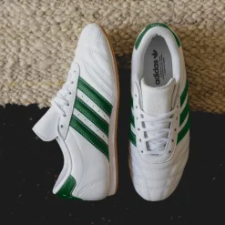 Adidas Sneakers En Cuir|Baskets Décontractées Terrace*Taekwondo Lace W Footwear White / Collegiate Green / Gum 3