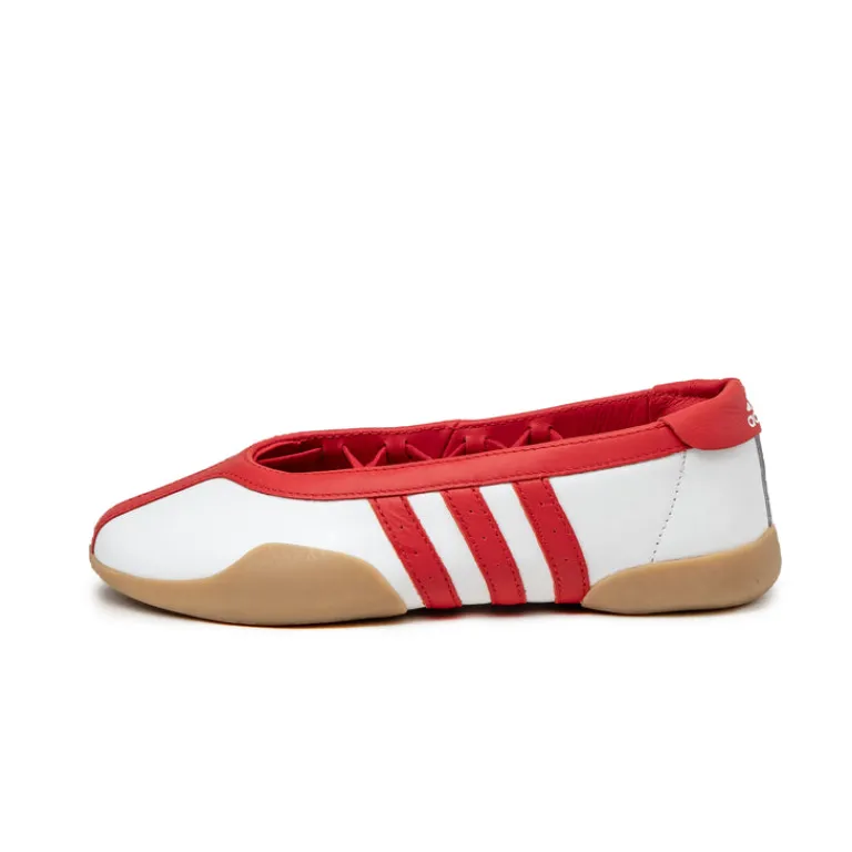 Adidas Sneakers En Cuir|Ballerinas*Taekwondo Mei Ballet W Footwear White / Beta Scarlett / Gum 3
