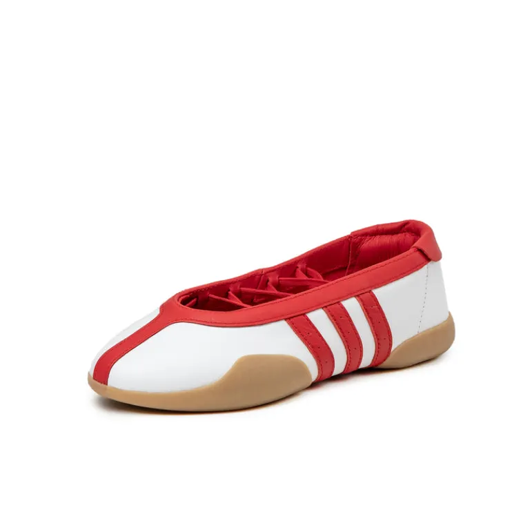 Adidas Sneakers En Cuir|Ballerinas*Taekwondo Mei Ballet W Footwear White / Beta Scarlett / Gum 3
