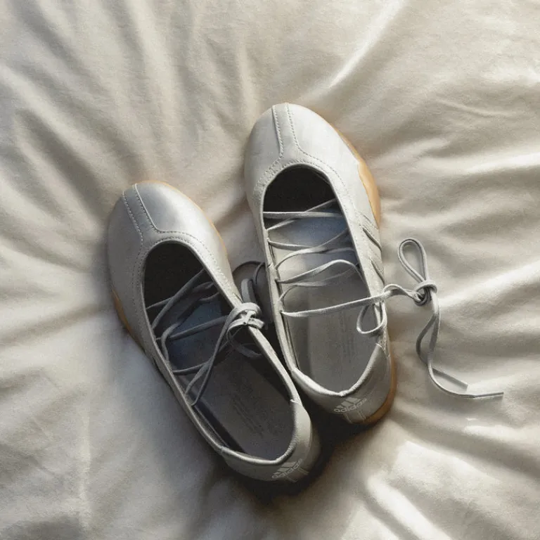 Adidas Sneakers En Cuir|Ballerinas*Taekwondo Mei Ballet W Silver Metallic / Silver Metallic / Gum