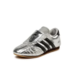 Adidas Sneakers En Cuir|Baskets Décontractées Terrace*Taekwondo W Silver Metallic / Core Black / Gum 5