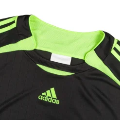 Adidas T-Shirts*Teamgeist Adicolor T-Shirt Black / Signal Green