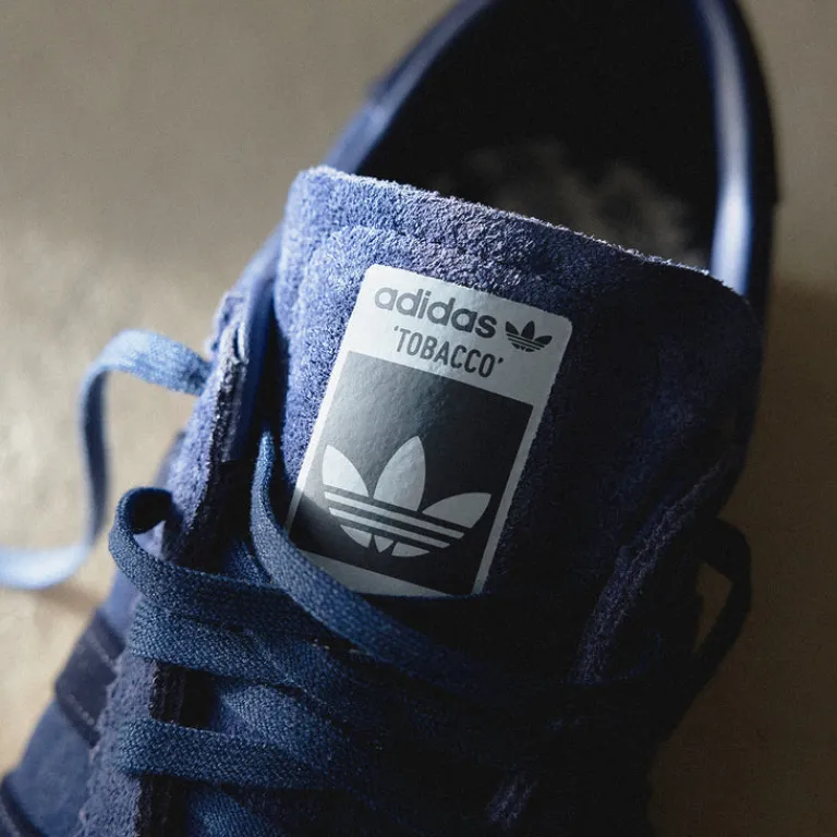 Adidas Sneakers En Cuir|Baskets Décontractées Terrace*Tobacco Dark Blue / Night Indigo / Gum 4