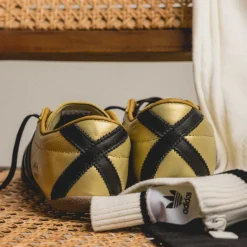 Adidas Sneakers En Cuir|Baskets Décontractées Terrace*Tokyo Decon W Gold Metallic / Core Black / Preloved Brown