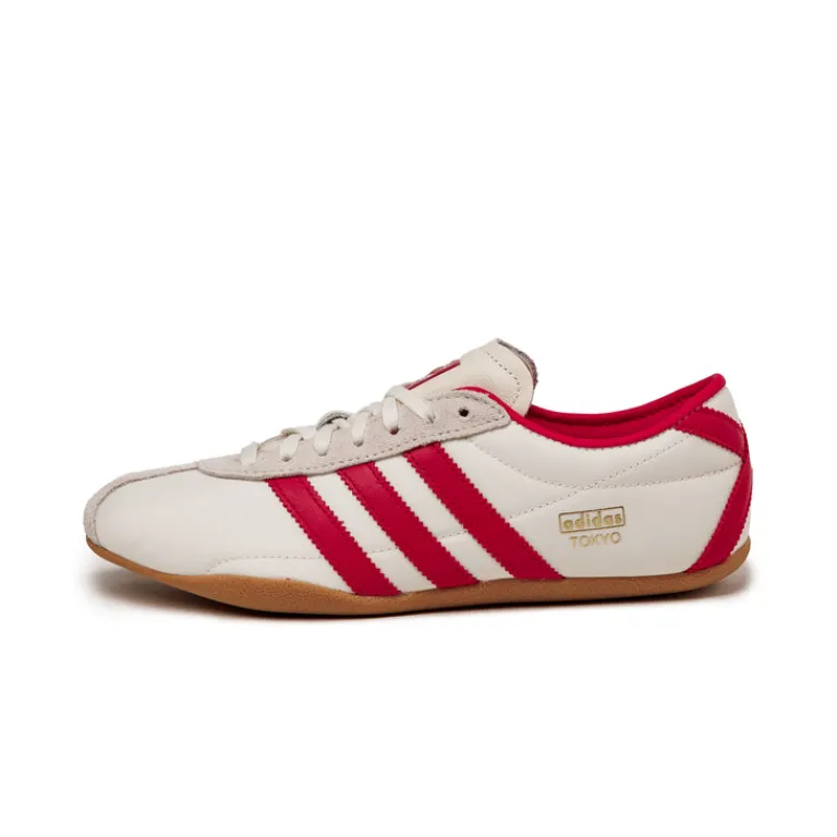 Adidas Sneakers En Cuir|Baskets Décontractées Terrace*Tokyo W Off White / Beta Scarlett / Gum 4