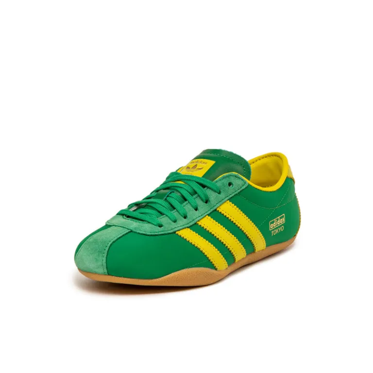 Adidas Sneakers En Cuir|Baskets Décontractées Terrace*Tokyo W Green / Pure Silfur / Gold Metallic