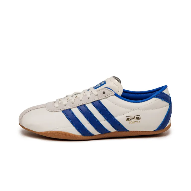 Adidas Sneakers En Cuir|Baskets Décontractées Terrace*Tokyo W Off White / Royal Blue / Gold Metallic
