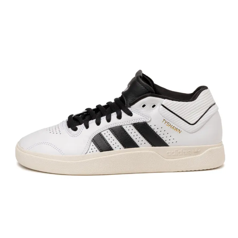 Adidas Sneakers En Cuir|Sneakers Blancs*Tyshawn Mid Footwear White / Core Black / Footwear White