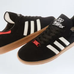 Adidas Sneakers En Cuir|Baskets Décontractées Terrace*x 100 Thieves Palos Hills Carbon / Crew White / Core Orange