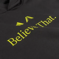 Adidas Sweats À Capuche*x Anthony Edwards Believe That Hoodie Black / Preloved Lime