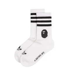 Adidas Chaussettes*x Bape Socks White / Black