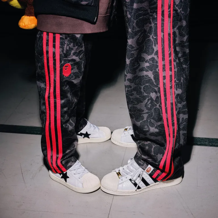Adidas Sneakers En Cuir|Sneakers Blancs*x BAPE SSTR Footwear White / Core Black / Off White