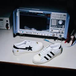 Adidas Sneakers En Cuir|Sneakers Blancs*x BAPE SSTR Footwear White / Core Black / Off White