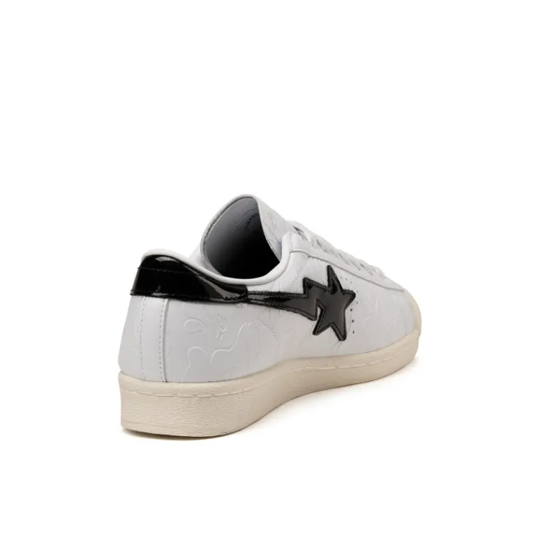 Adidas Sneakers En Cuir|Sneakers Blancs*x BAPE SSTR Footwear White / Core Black / Off White