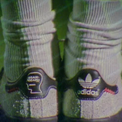 Adidas Sneakers En Cuir|Baskets Décontractées Terrace*x Brain Dead Forest Hills Crew White / Panton / Night Red