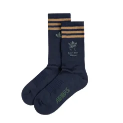 Adidas Chaussettes*x Brain Dead Socks Collegiate Navy / Amazon Green / Brown Desert