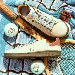 Adidas Sneakers En Cuir|Baskets Décontractées Terrace*x Brain Dead Stan Smith Chalk Brown / Ballgbl / Mesa