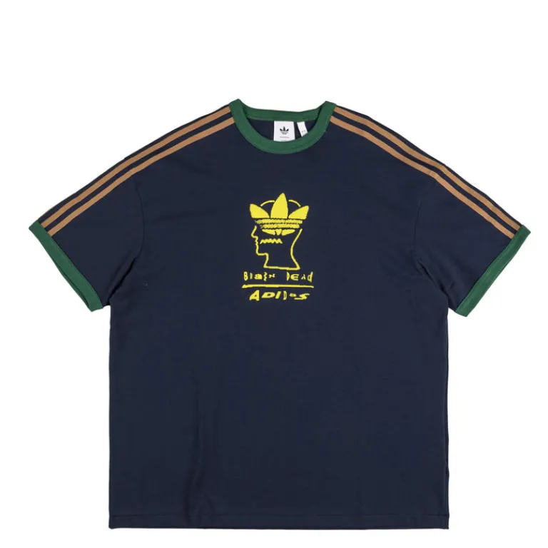 Adidas T-Shirts*x Brain Dead T-Shirt Collegiate Navy