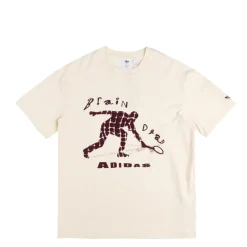 Adidas T-Shirts*x Brain Dead T-Shirt Wonder White