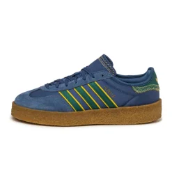 Adidas Sneakers En Cuir|Baskets Décontractées Terrace*x Clot by Edison Chen Gazelle Night Marine / Collegiate Green / Hazy Yellow
